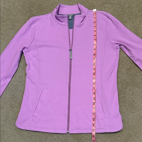 Talbots Light Purple Zip-Up Jacket - Picture 5 of 7
